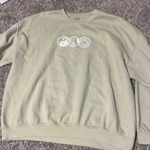 Large crew neck